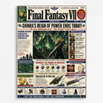 FFVII Tifa Lockhart Metal Poster Wall Decor