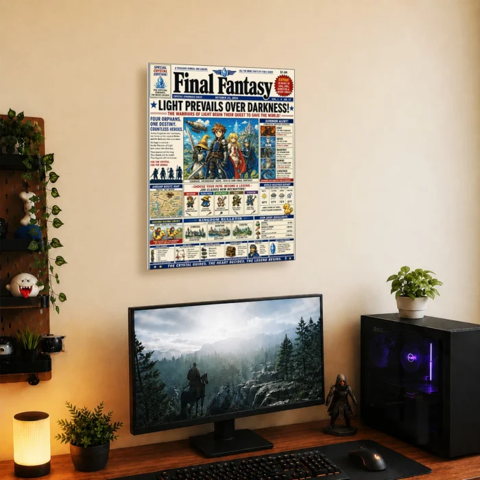 FFVII Metal Poster Wall Decor - A - Image 4