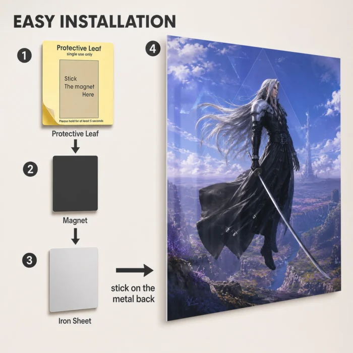FF Metal Poster Wall Decor - Image 2